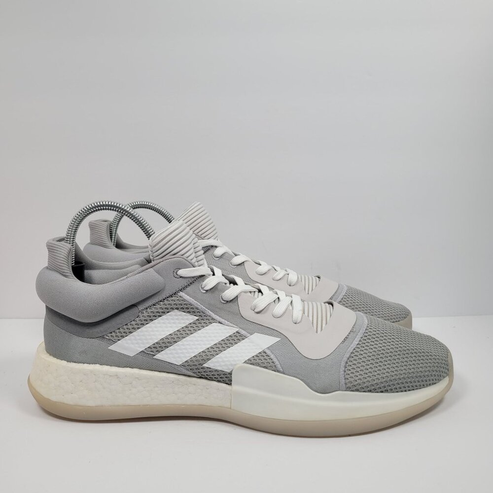 Adidas Marquee Boost Mens Gray White Low Basketball Shoes G26736 US Size 18 NWOT